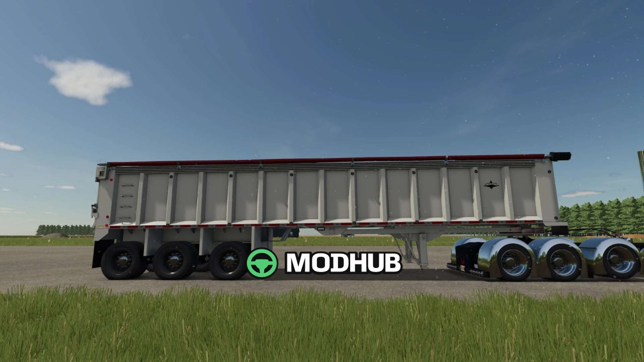 Мод на Новий Потужний 2026 TrailStar Frameless End Dump для FS25