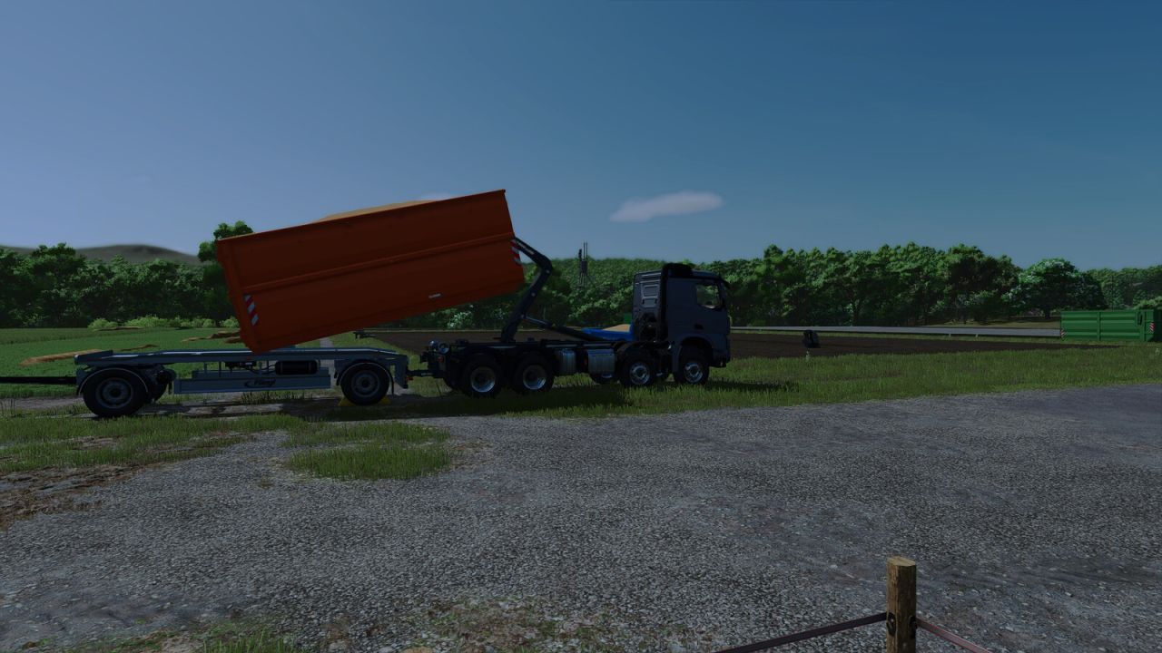 Trailer Fliegl ZPS 180 for Farming Simulator 25