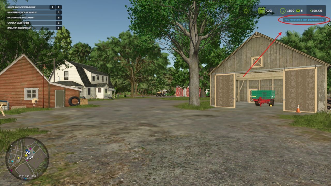 Convenient Income Mod for Farming Simulator 25 — Passive Income Every Hour or Daily
