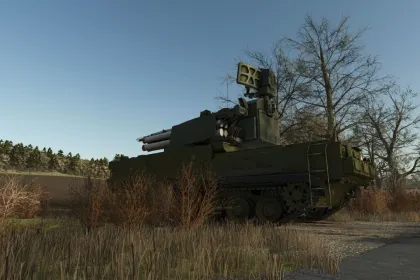 Self-Propelled Anti-Aircraft Gun System 2K22 Tunguska for Farming Simulator 25