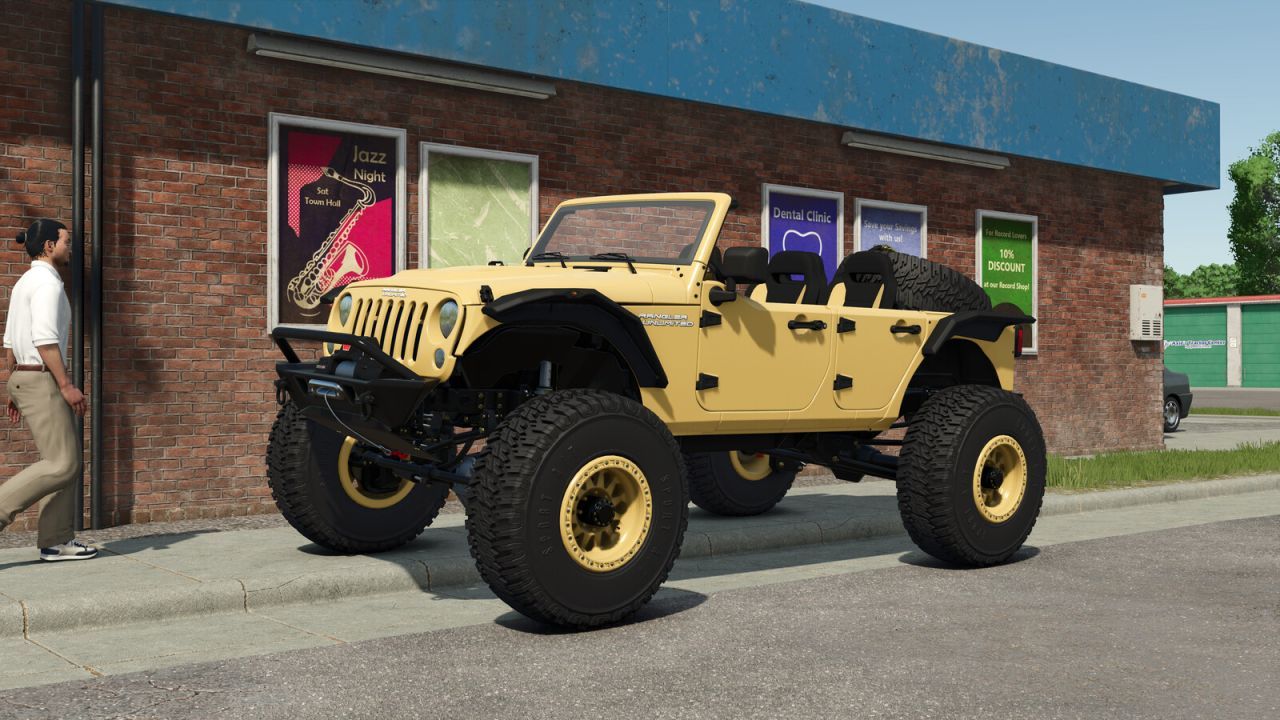Автомобіль Rangler Unlimited 4x4 для Farming Simulator 25