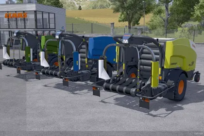 Прес-підбирач Claas Rollant 455 Uniwrap для Farming Simulator 25 — 2
