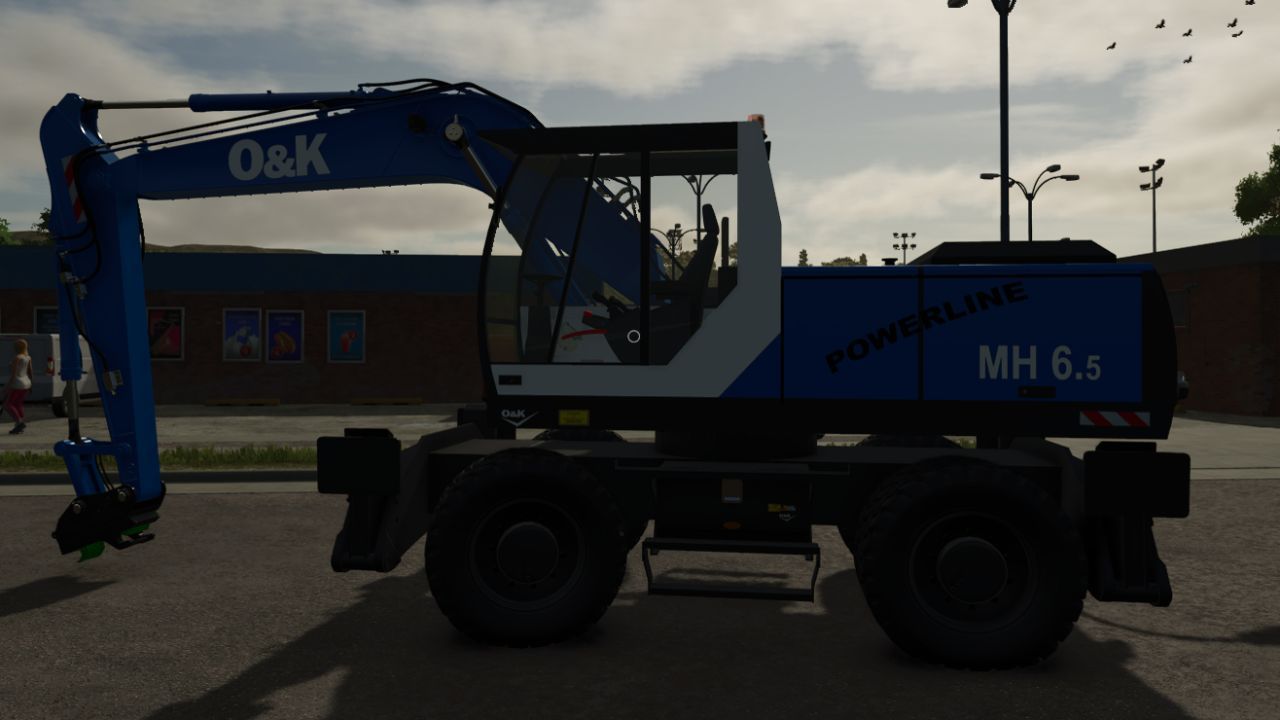 Legendärer Bagger O&K MH65 65 für Farming Simulator 25 — Stil und Einstellungen