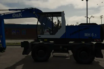 Легендарний Екскаватор O&K MH6.5 6.5 для Farming Simulator 25 — Стиль і Налаштування