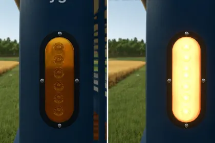 Rear Light 25 Orange for Farming Simulator 25