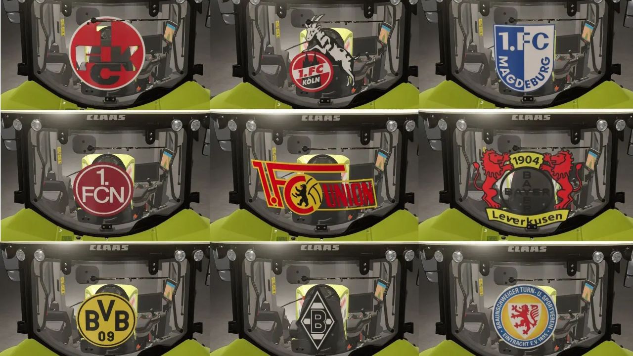 Duże ciągniki edycji Bundesliga do Farming Simulator 25