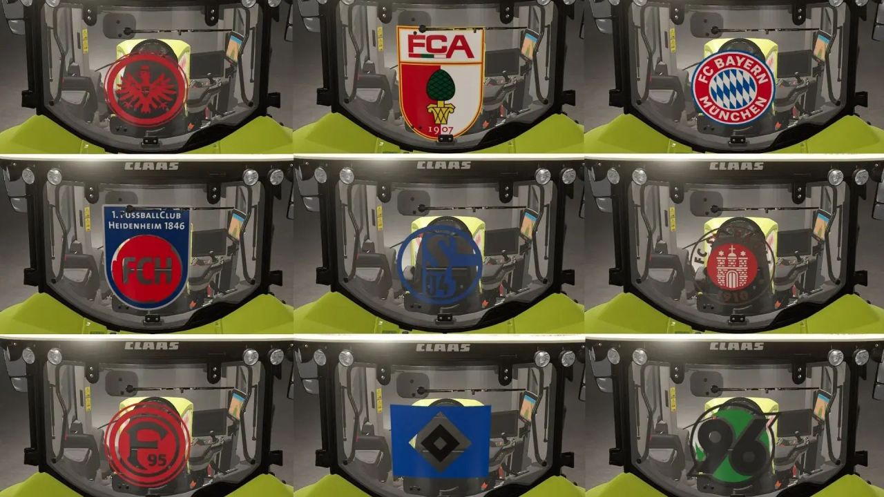 Duże ciągniki edycji Bundesliga do Farming Simulator 25