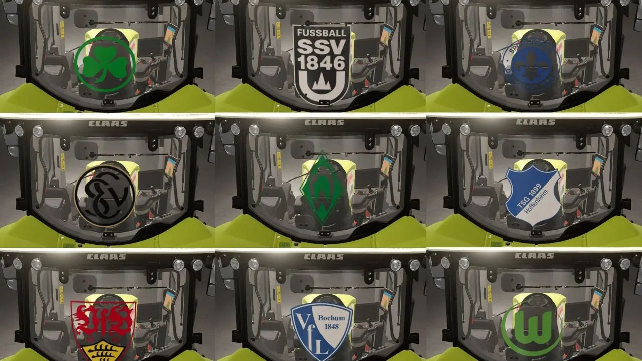 Duże ciągniki edycji Bundesliga do Farming Simulator 25