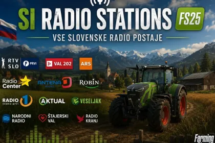 Slovenian Radio Stations for Farming Simulator 25