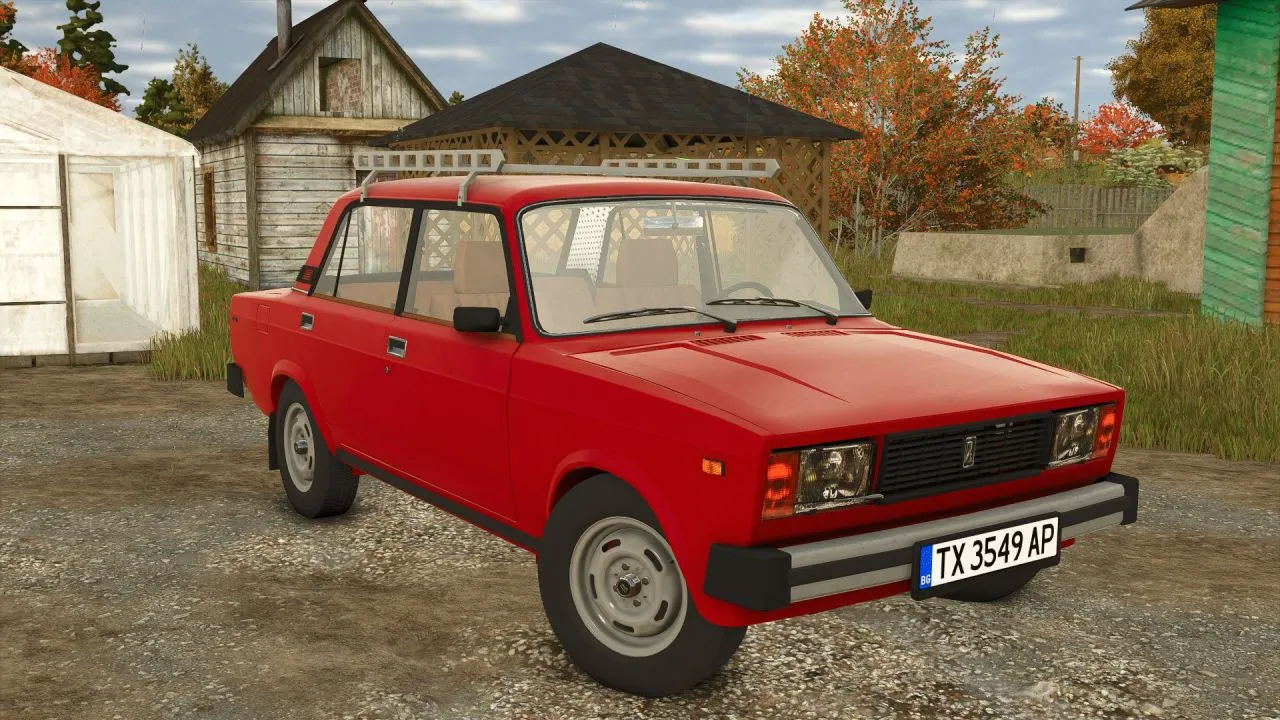 Legendary Car VAZ-2105/07 for Farming Simulator 25 — Fast and Customizable
