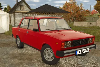 Legendary Car VAZ-2105/07 for Farming Simulator 25 — Fast and Customizable — 1