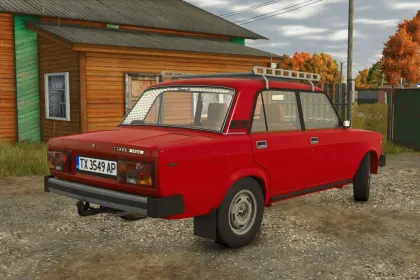 Legendary Car VAZ-2105/07 for Farming Simulator 25 — Fast and Customizable — 2