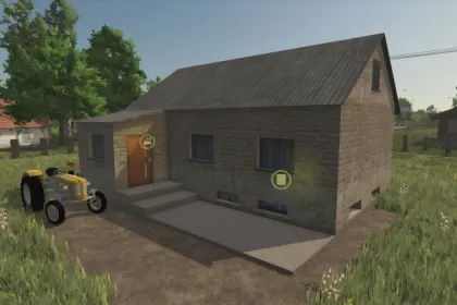 Затишний Small Brick House — Оригінальний Цегляний Будинок для Вашої Ферми в FS25