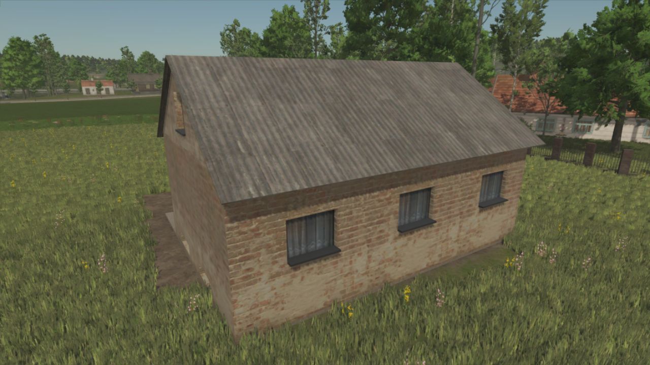 Przytulny Small Brick House — Oryginalny Ceglasty Dom dla Twojej Farmy w FS25