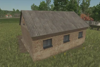 Затишний Small Brick House — Оригінальний Цегляний Будинок для Вашої Ферми в FS25