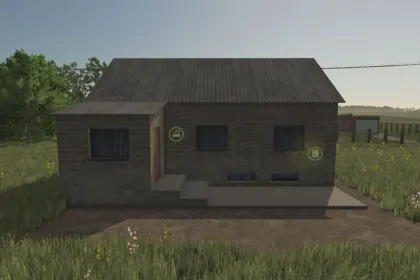 Затишний Small Brick House — Оригінальний Цегляний Будинок для Вашої Ферми в FS25