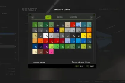 Traktor Fendt Series 5275 CSL do Farming Simulator 25 — 4