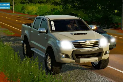 Samochód Toyota Hilux 2015 do Farming Simulator 22 — 2