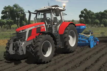 Efficient Seeder Lemken Solitair 9+ for Precision Sowing in Farming Simulator 25