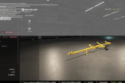 Візок для жатки New Holland для Farming Simulator 25 — 4