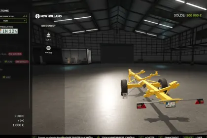 Візок для жатки New Holland для Farming Simulator 25 — 6