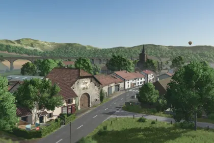 Нова Французька Карта Pallegney — Атмосферна Лотарингія для Farming Simulator 25 — 1