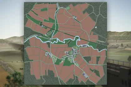 Нова Французька Карта Pallegney — Атмосферна Лотарингія для Farming Simulator 25 — 2