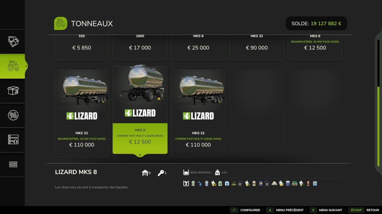 Пакет Industrial BGA метан 10МВт для Farming Simulator 25