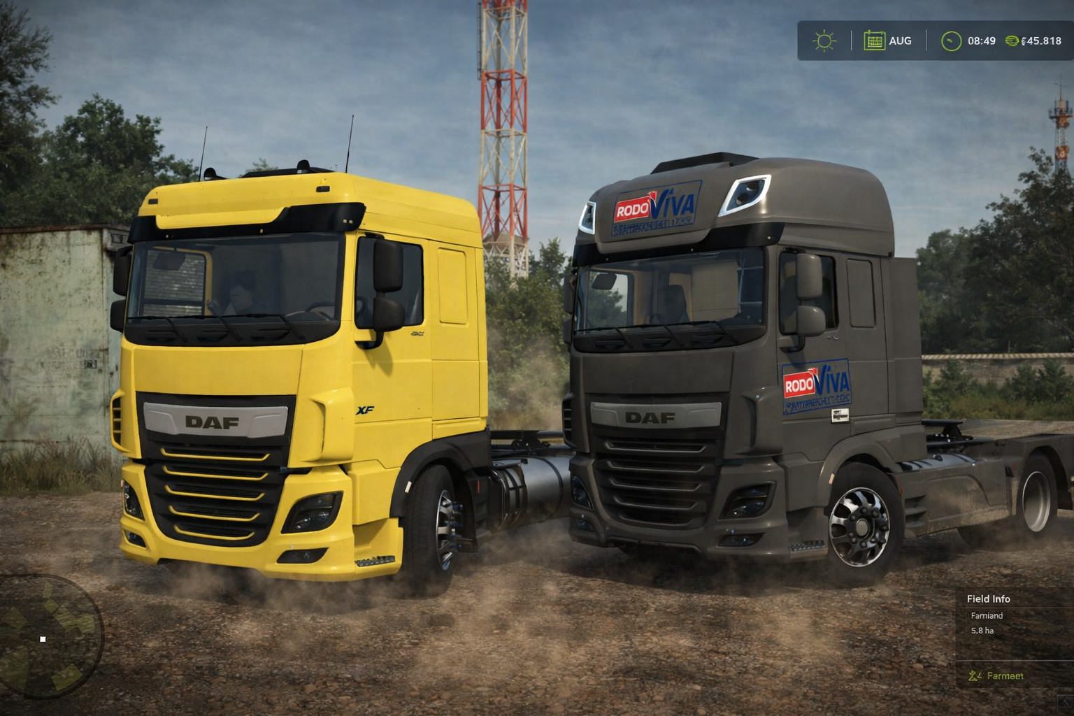 Mod für DAF XF FTS 6×2 & FTT 6×4 für Farming Simulator 25