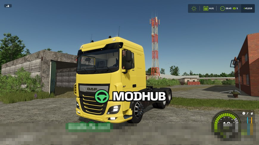 Мод на Автомобілі DAF XF FTS 6×2 & FTT 6×4 для Фермер Симулятор 25