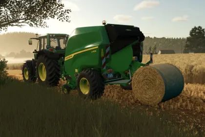 Прес-підбирач John Deere V452R для Farming Simulator 25 — 3
