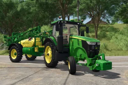 Трактор John Deere 7R US Series для Farming Simulator 25 — 2