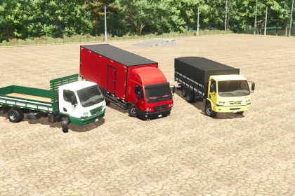 Вантажівка Mercedes-Benz Accelo 2013 для Farming Simulator 25