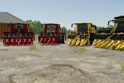 Головки для кукурудзи Case IH 4400F/New Holland 980CF для Farming Simulator 25 — 2