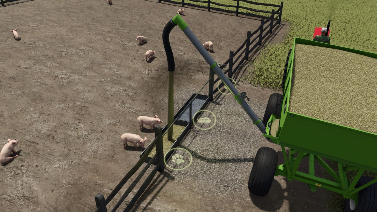Системa шнека Parker 1400 з причепом 2500 для Farming Simulator 25
