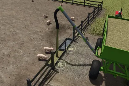 Системa шнека Parker 1400 з причепом 2500 для Farming Simulator 25 — 4