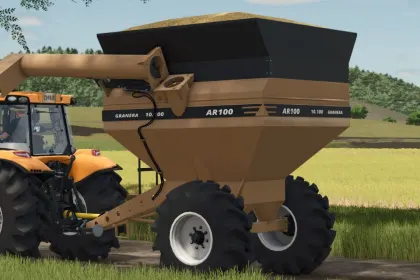Вагон-автомат Lizard AR 100 для Farming Simulator 25