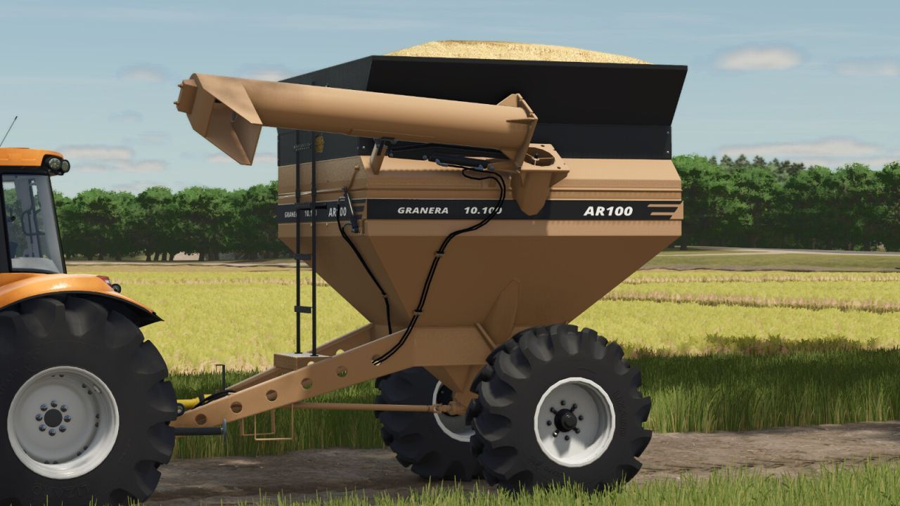 Вагон-автомат Lizard AR 100 для Farming Simulator 25