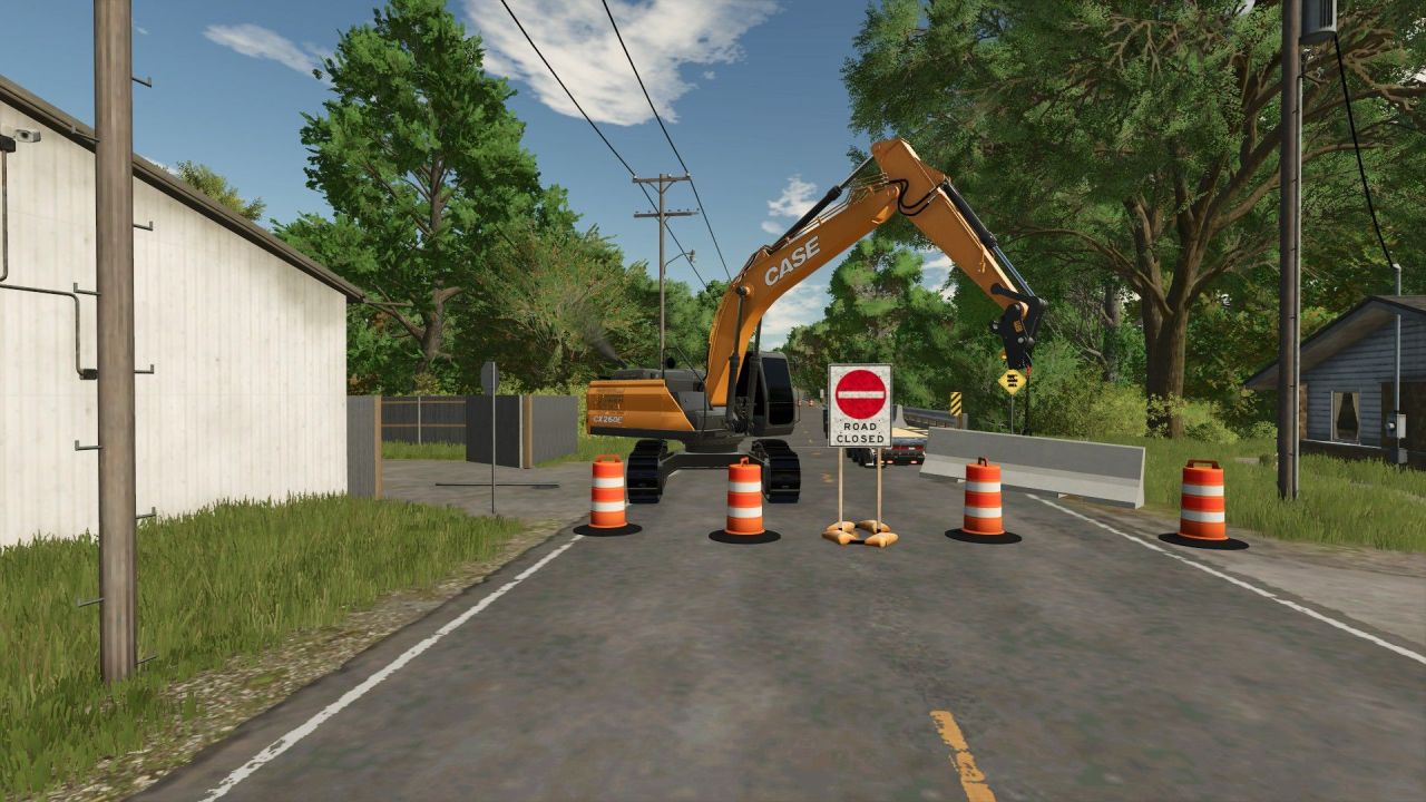 Новий Пак Канадських Дорожніх Знаків Canadian Sign Pack для Farming Simulator 25