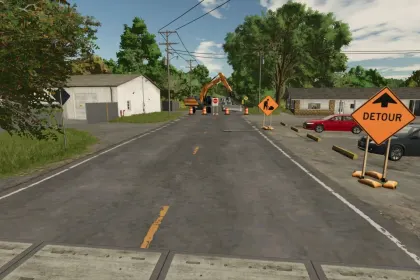 Новий Пак Канадських Дорожніх Знаків Canadian Sign Pack для Farming Simulator 25 — 4