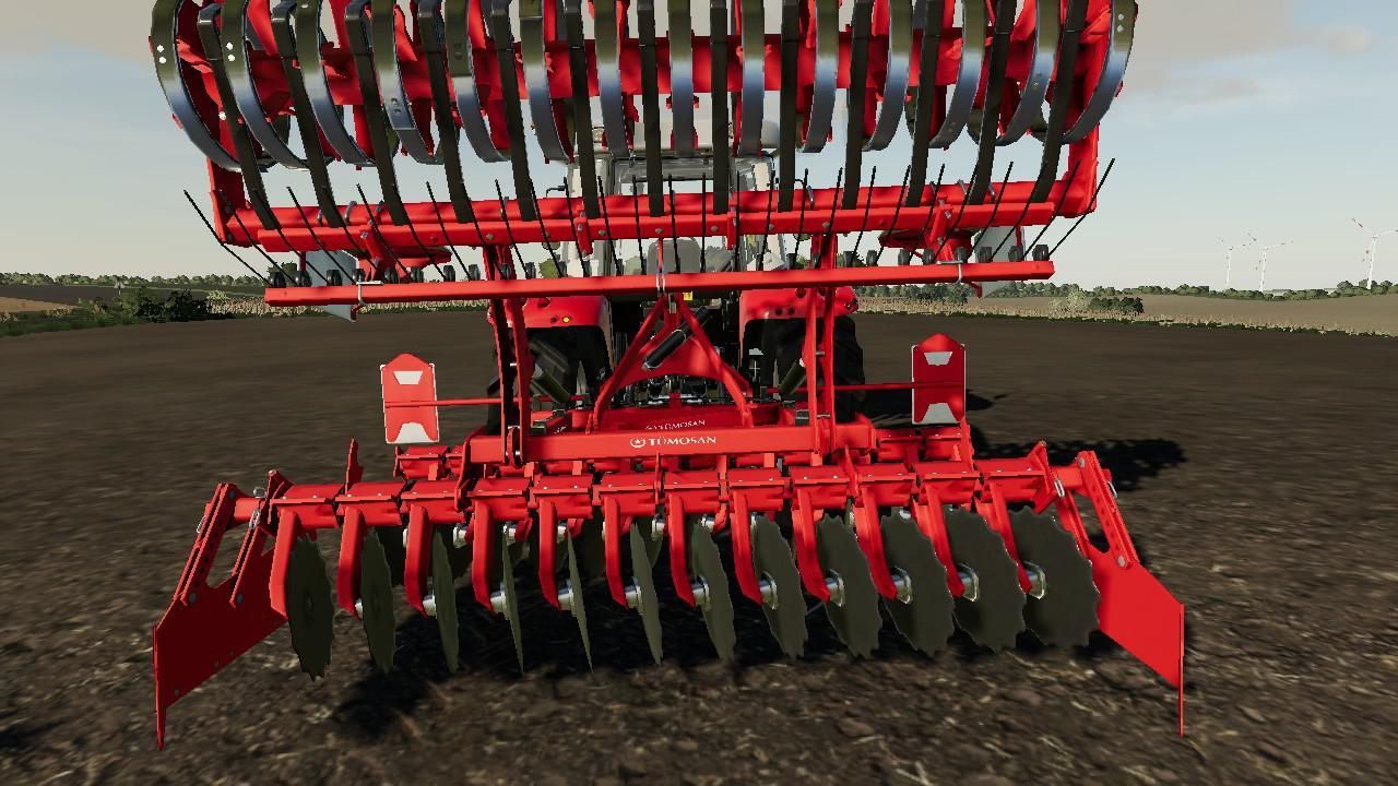 Talerzowy kultywator Tümosan do Farming Simulator 22