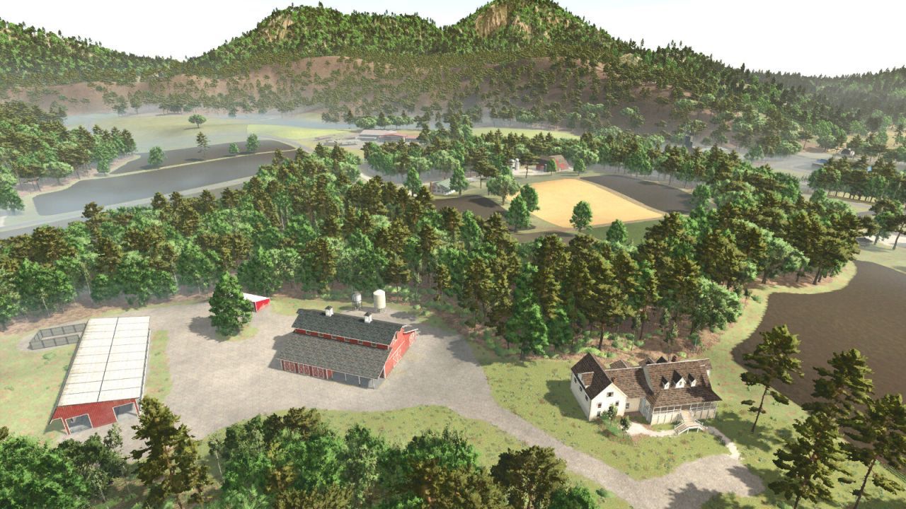 Карта Smoky Mountain Farming для Farming Simulator 25