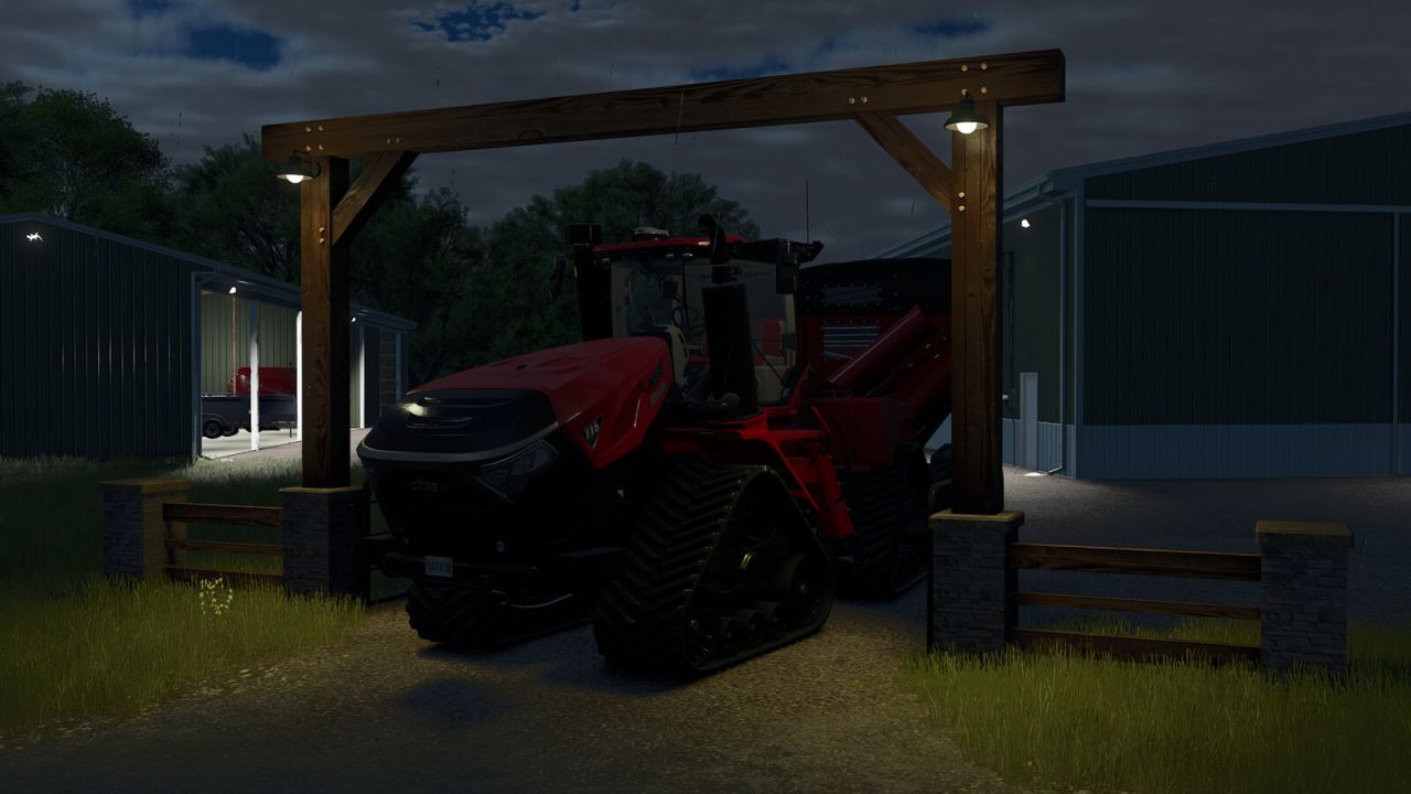 Вхідні ворота американського ранчо для Farming Simulator 25