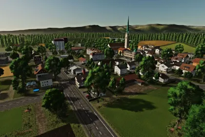 Mapa Tannheim do Farming Simulator 25