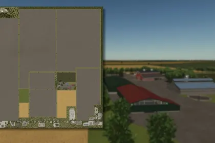 Neue Große Karte Terre Haute Agriculture für Farming Simulator 25 — Farm, Wälder und Viehzucht — 2