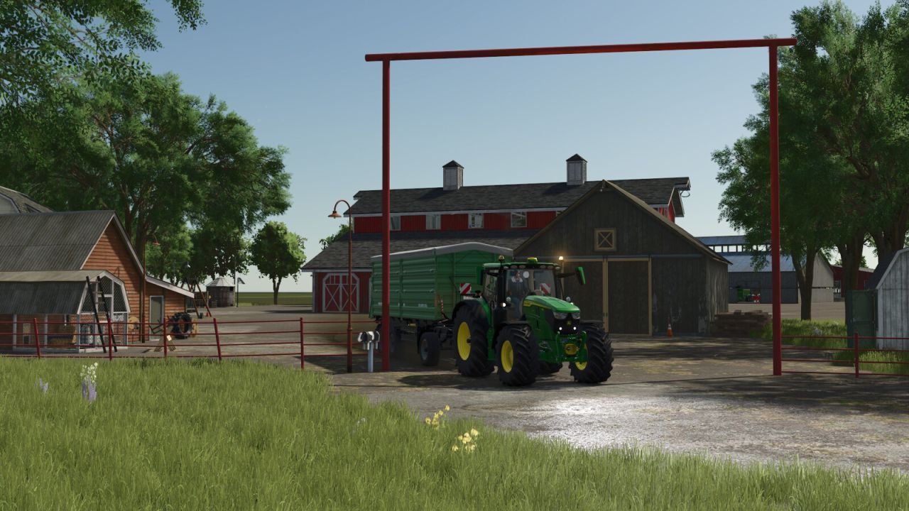 Neue Große Karte Terre Haute Agriculture für Farming Simulator 25 — Farm, Wälder und Viehzucht