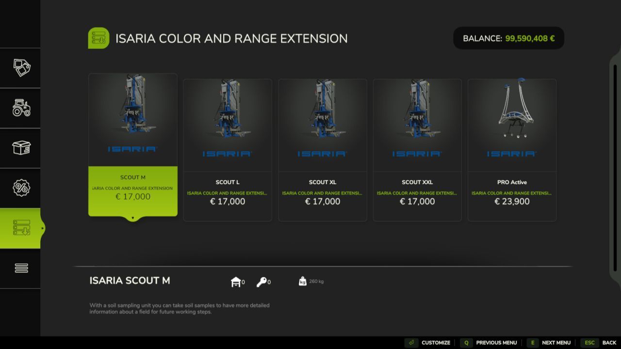 ISARIA SCOUT and PRO Active for Farming Simulator 25