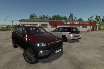 Samochód Mercedes-Maybach GLS 600 2021 do Farming Simulator 25