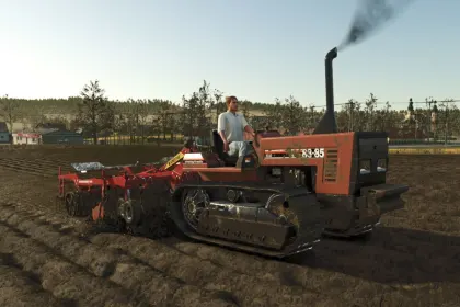 Zuverlässiger Ketten-Traktor New Holland 88-85 — Ideal für Hügel in FS25 — 4