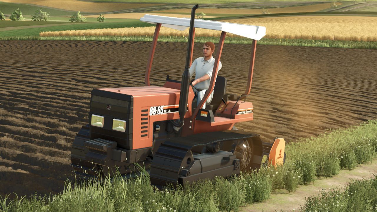 Zuverlässiger Ketten-Traktor New Holland 88-85 — Ideal für Hügel in FS25